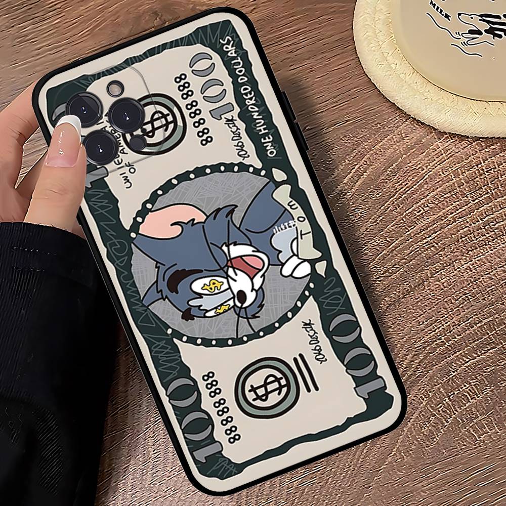 Cartoon T-Toms And J-Jerrys For Iphone 17 16 15 14 11 12 13 Pro Max Plus Case Cute Art Phone Cover
