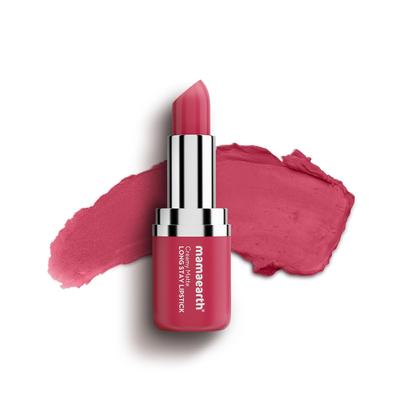 Creamy Matte Long Stay Lipstick 4.2g Rosewood Pink Non-Drying Flakeproof Intense Color Payoff