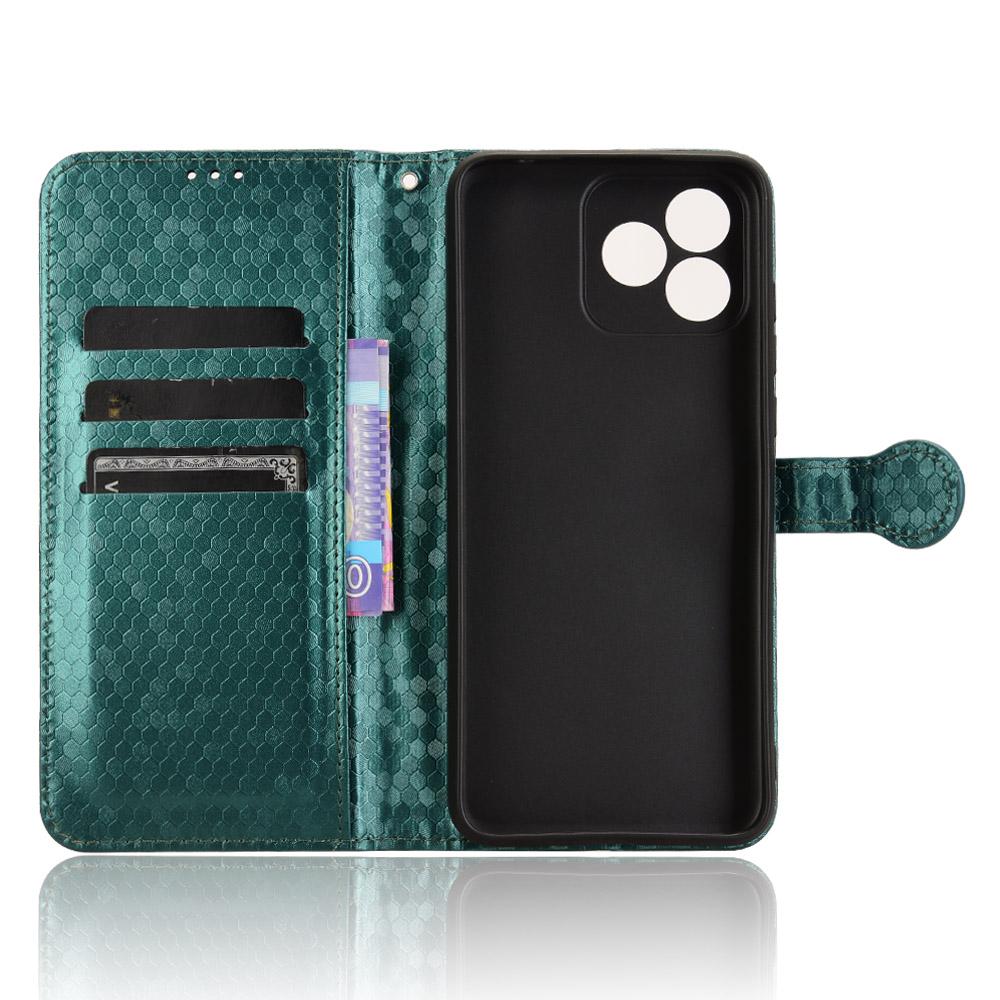 Dla Oukitel C53 Etui Portfelowe Wytłoczony Wzór Kropek Skórzane PU Pokrowiec na Telefon