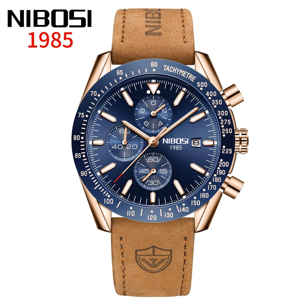 Men'S Large Dial Multi-Function Quartz Watch Luminous Waterproof Watch Men