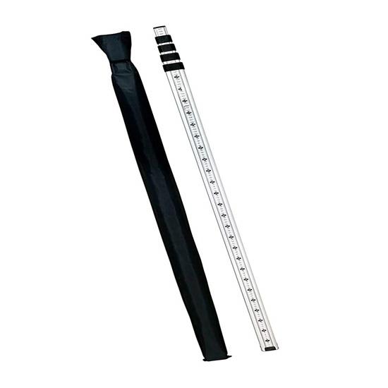 UTC Levelling Staff Aluminium 6 Meter, 5 Fold Levelling Staff, White