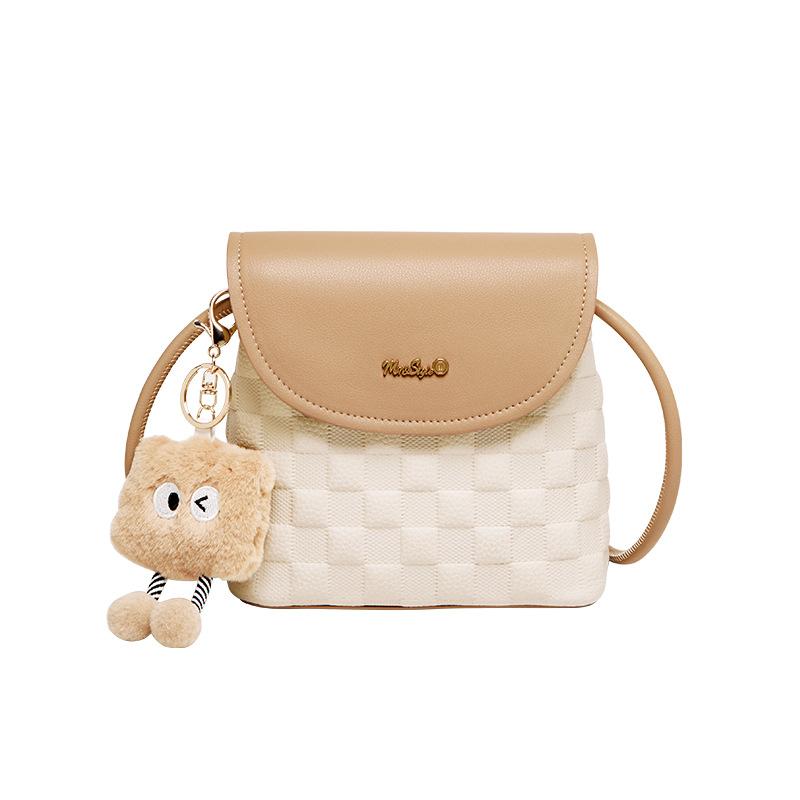 Mrs. Qiao Bag Women 2025 New High-end Bucket Bag Mini Autumn Winter Small Bag Genuine Leather Crossbody Bag Women's Bag