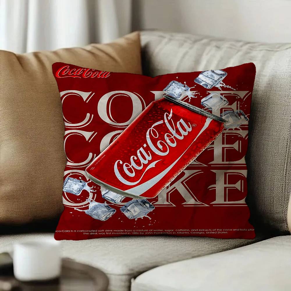 CCocasCColas Office Cushion Pillowcase Car Cushion CoverXCM Lumbar Pillowcase Sofa Pillowcover