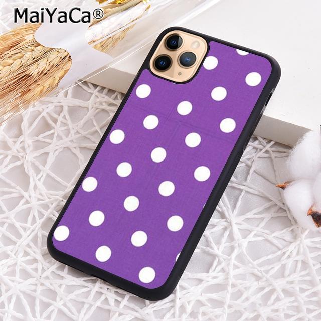 

MaiYaCa INIZIALE Polka Dots PERSONALIZZATA Phone Case For iPhone 17 Air 16 pro max 15 14 plus 12 13 Cover coque iPhone 13