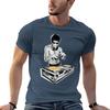 Bruces Dj Vintage Deejay Party Kung Fu Fan Music Lover Shirt Tshirt Tops Graphic Shirts Vintage T Shirt Unisex