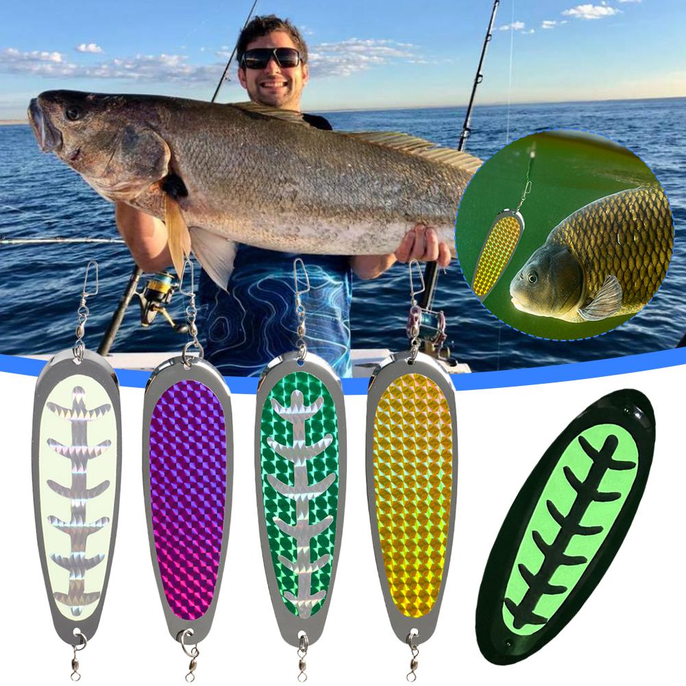 14cm Fishing Flasher Fishing Flasher Trolling Lure Reflective Fishing Spoon Lure Trout Spin Flasher Fishing Accessories