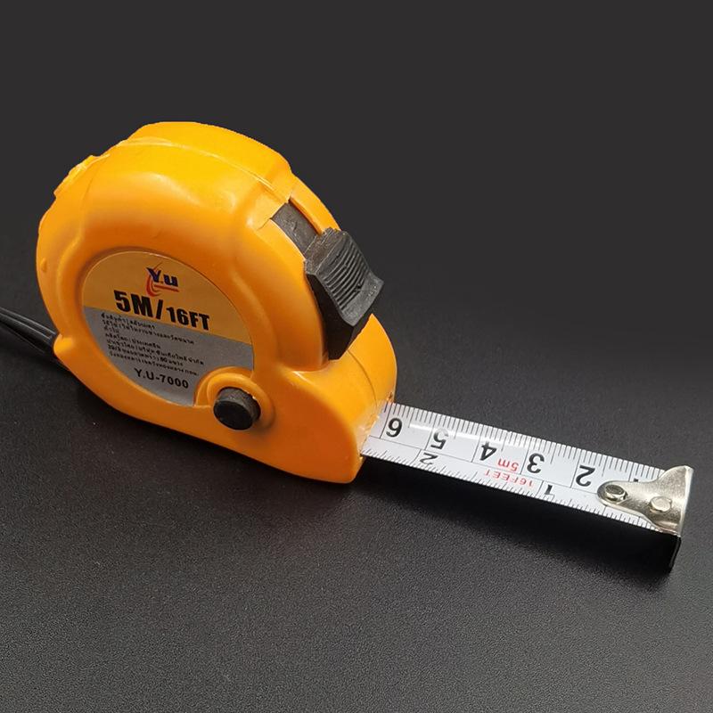 Snail Tape 5 Meters Stainless Steel Daily Measuring Tool Engineering Measuring Tape Site Woodworking Wear-resistant Tensile Tape Steel Tape