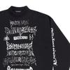 Balenciaga SS24 Knitwear Loose Fit Unisex Black 773301T33001000
