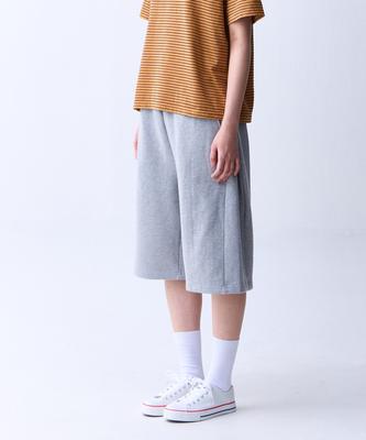 ADERNM Soft Flow Bermuda Elastic Pants Gray