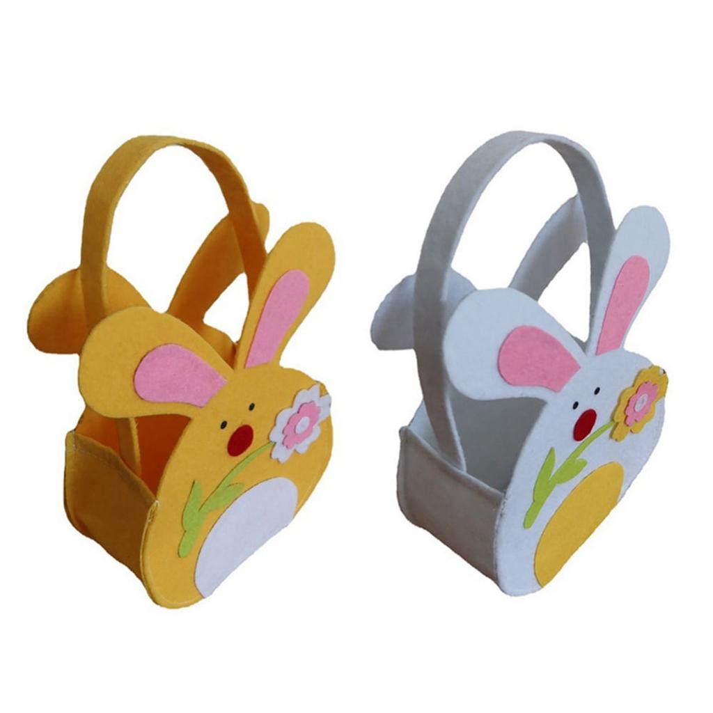 2dílná dárková taška velikonočního zajíčka Úložná taška Plátěný dekorativní košík Velikonoční úložná taška