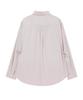 COVERNAT WOMAN Oversized Striped Shirt Light Pink