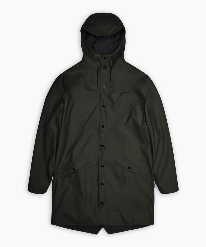 RAINS Long Jacket - Green