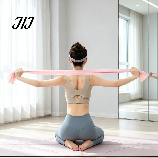 Yoga Resistance Bands Natural Latex Band, Stretch Strap for Fitness, Body Band Stretching Elastic Workout Equipment Home Gym Physical Therapy