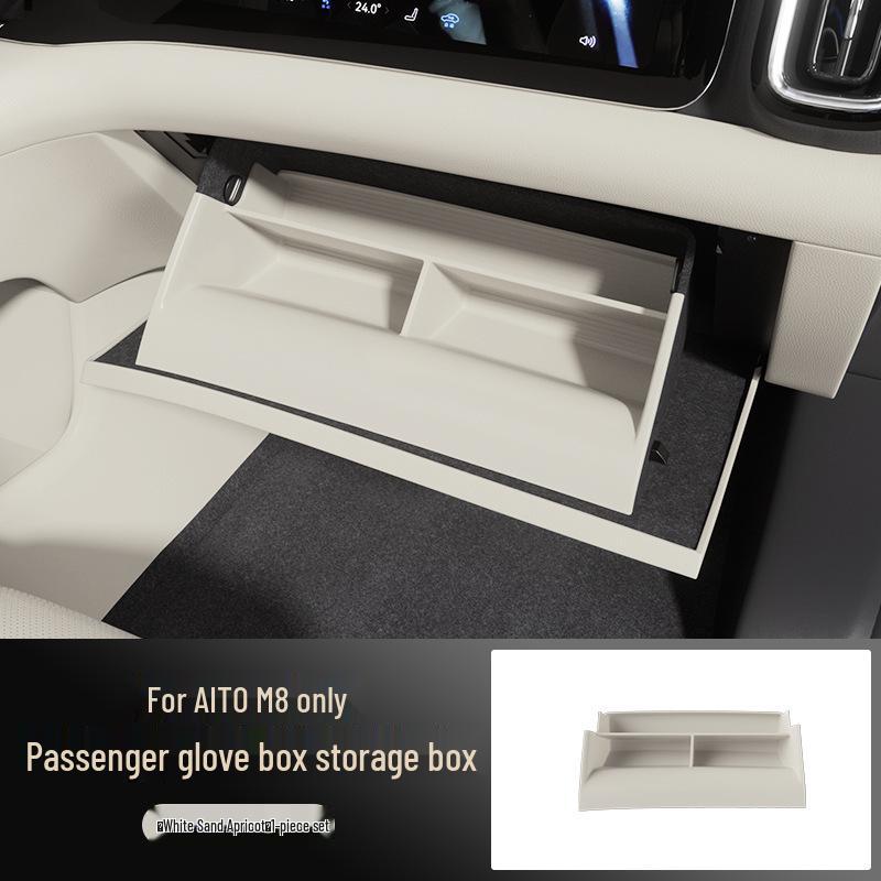 

AITO M8 Front Passenger Glove Box Storage Organizer 372.4*181.8*152.3mm