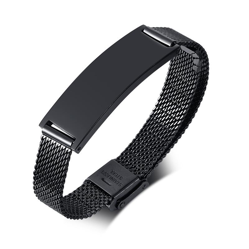 Personalized Milanese Mesh Bracelet for Women Custom Name Stainless Steel Adjustable To My Daughter Inspiration Mom's Gift
