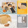 Hamsterhaus Verstecke Klettertreppe Lebensraum Kleintiere Spielhaus HX6C