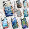 Creative Oil Painting Soft Phone Case for iPhone 17 Air 16e Pro Max 15 Pro 13 14 Plus 11 12 MagSafe Magnetic Coque