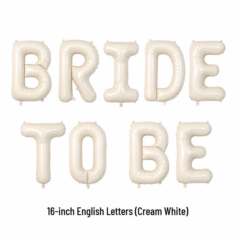 Rose Gold 'Bride to Be' Balloon Set for Wedding or Valentine's Day Party