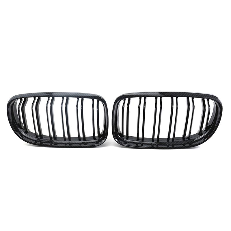 1 Pair Gloss/Matte Black M-Color Kidney Front Grille Auto Racing Grille for BMW E90 E91 LCI 325i 328i 335i 2009 2010 2011