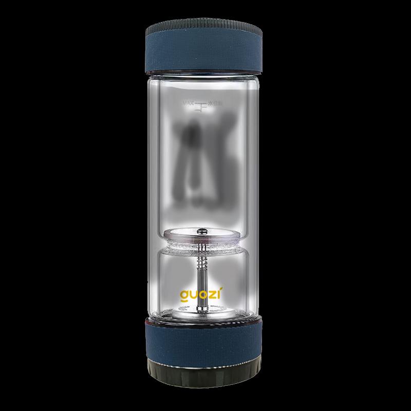 Guozi Double-Layer Tea Infuser Glass Bottle
