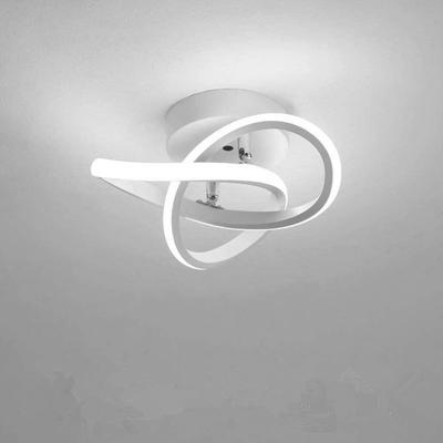 Neoglint LED Ceiling Light Hallway Lights Curved Design Ceiling Lamps 3 Color Light for Bedroom Living Room Balcony