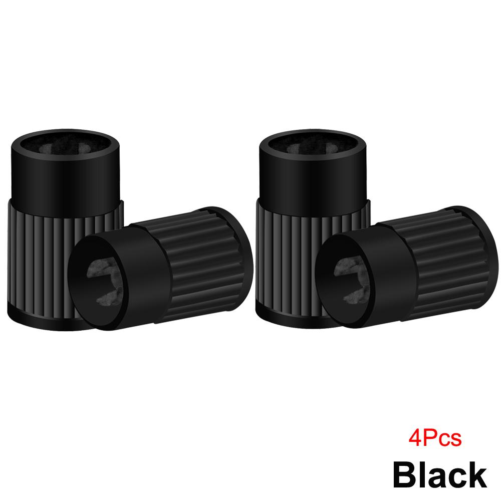 Plastic Tire Valve Caps Built-in Valve Core Remover Tool Universal Stem Covers for Cars Bike and Bicycle Trucks Motorcycles Valve Stems 1