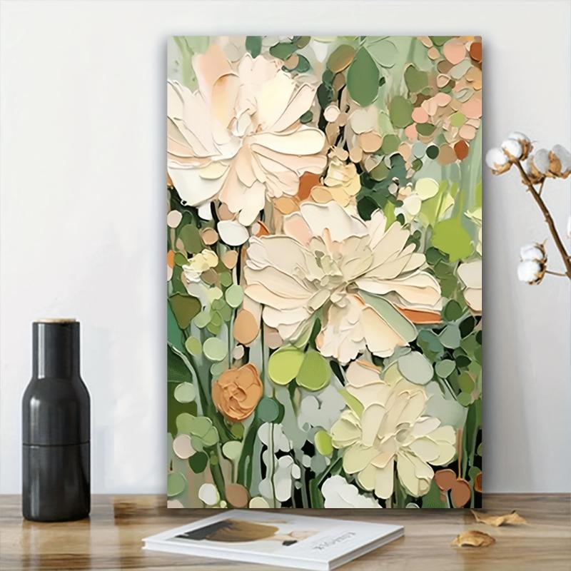 1 st Kreativ Vas Bukett Canvas Konsttryck, Klassisk Blommig Väggkonst och Naturstil Väggdekor för Konst Heminredning