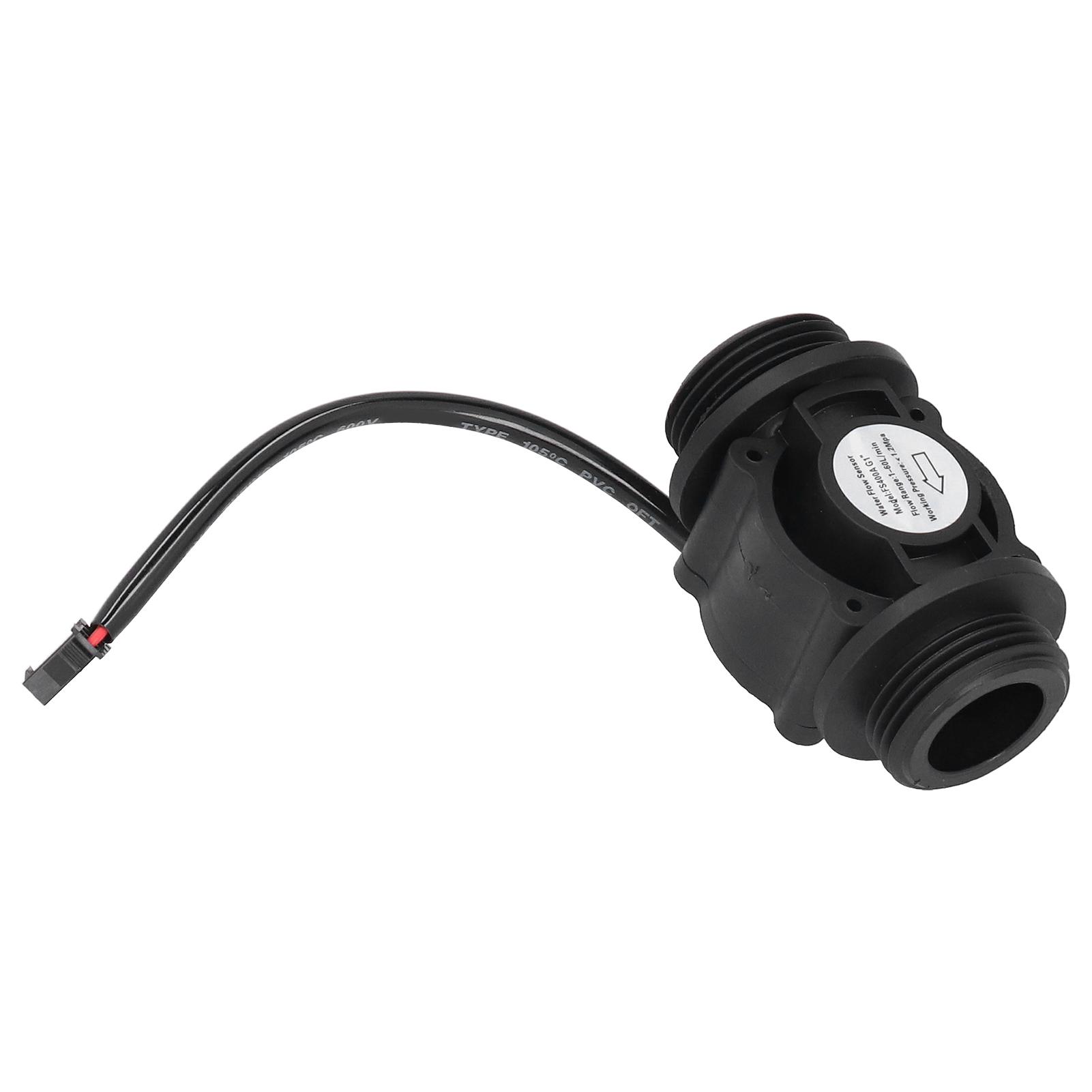 

G1in Чоловічий Датчик потоку води Холл Лічильник витратомір для водонагрівача Диспенсер Кард-рідер