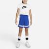 Nike Kids Fly Crossover Logo Color Block Breathable Sports Basketball Shorts Kids shorts Blue DA1086-480
