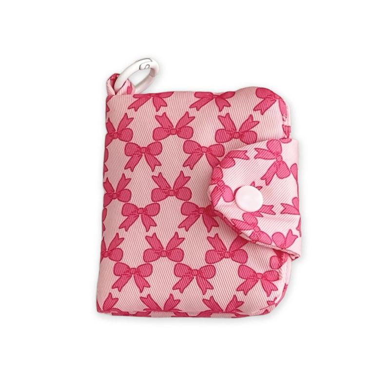 1 шт 3 отдельных отделения Компактный размер Кавайный аксессуар в стиле коттеджкор для карт и монет Холст 95x10 см 656₽