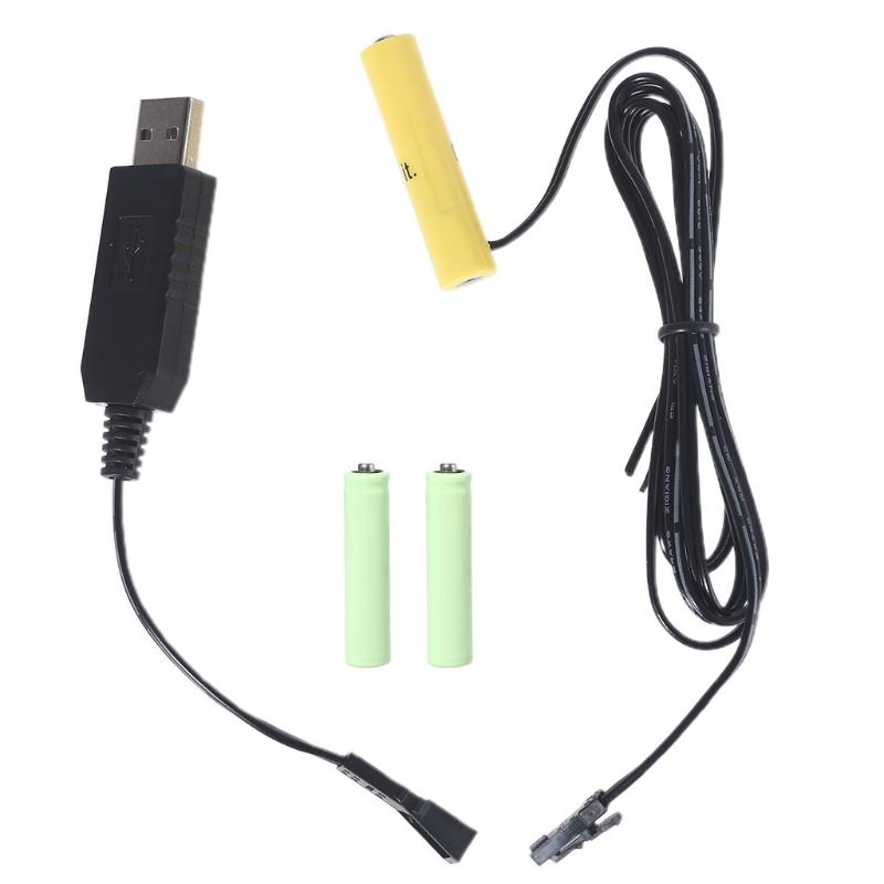 USB To AAA 2AAA 3AAA 4AAA Battery Eliminator Power Cable for Remote Control Toys Christmas Light Lamp Flashlight Clock