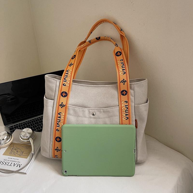 Casual Fashion Large Capacity Tote Bag Simple Travel Bag Women Large Shoulder Bag  Tote Handbag