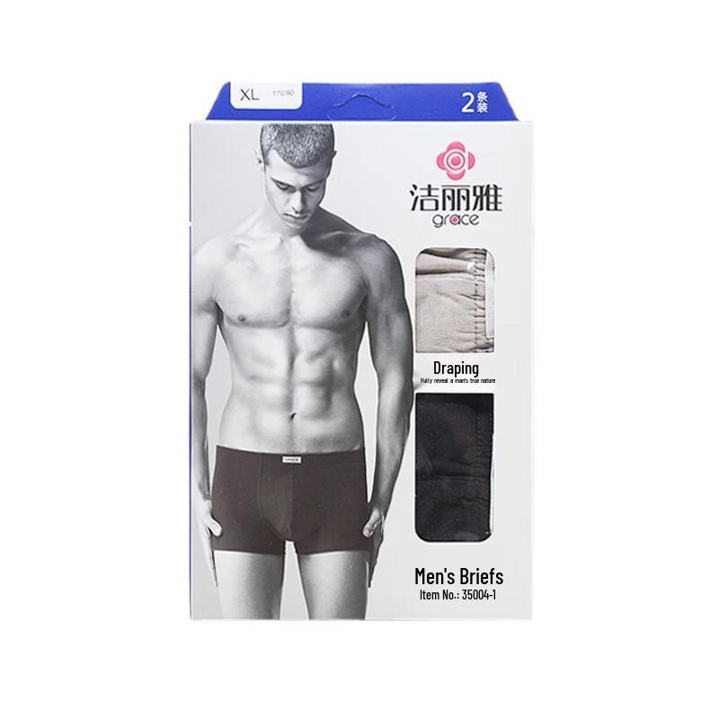 Grace Men s Boxer Briefs (2-Pack, Random Color)