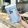Cartoon Anti Sinking Air Waterproof Phone Bag Pouch for Apple IPhone Xiaomi Samsung Swimming Drifting Cute Touchable Lanyard