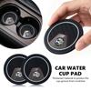 Car Logo Water Cup Pads PVC Coaster Anti Slip Mat Accessories For AMG Benz CITAN VITO SPRINTER CLS SLK W202 W203 W204 W205