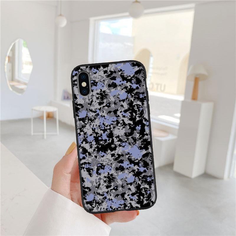 LO18 Camouflage Soft Shell Phone Case for Samsung Galaxy S20 S21 S22 Ultra FE + Plus A21S A22 A24 A25 A26 A30 A30S A31
