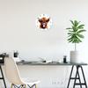 High-Quality Cute High-Quality Countryside High-Quality Highland High-Quality Cow High-Quality Wooden High-Quality Wall High-Quality Clock