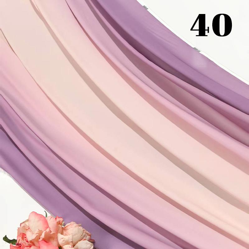 100x150cm Gradient Rainbow Fabric Ancient Style Sewing Hanfu Dress Stage DIY Costume Hanfu Silky Dress Stage Garment