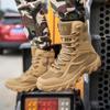 Summer Mesh Training Military Boots Ultralight Non-slip Wear-Resistant Breathable Outdoor Hiking Climbing Shoe Men Tactical Boot