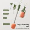 Portable Cup Cleaning Brush Foldable Wine Brush Space Saving Cup Scrubber  Office Use