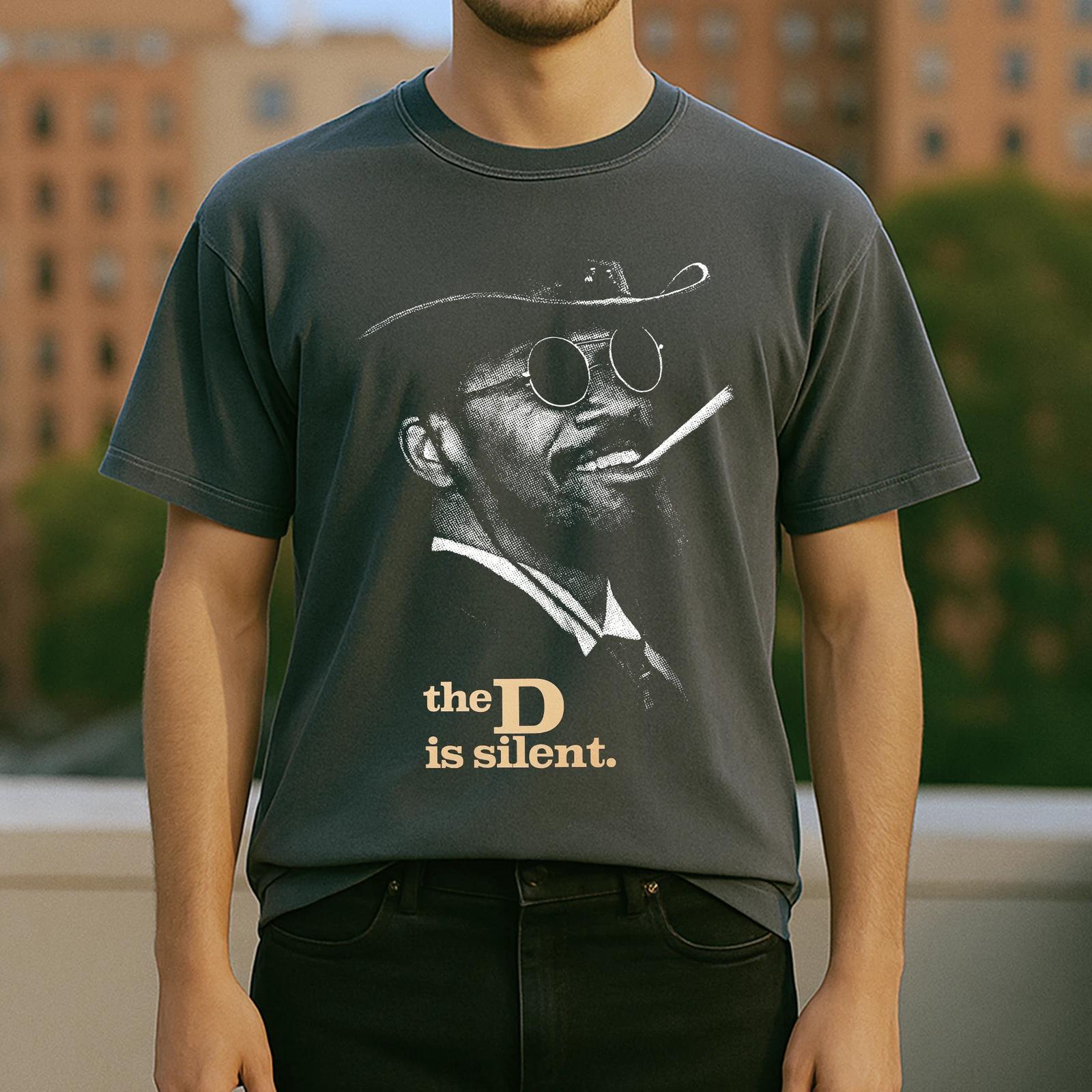 

The D Is SilenT shirt, Django Unchained Tee, Tarantino Style, Film Lover Gift 4XL