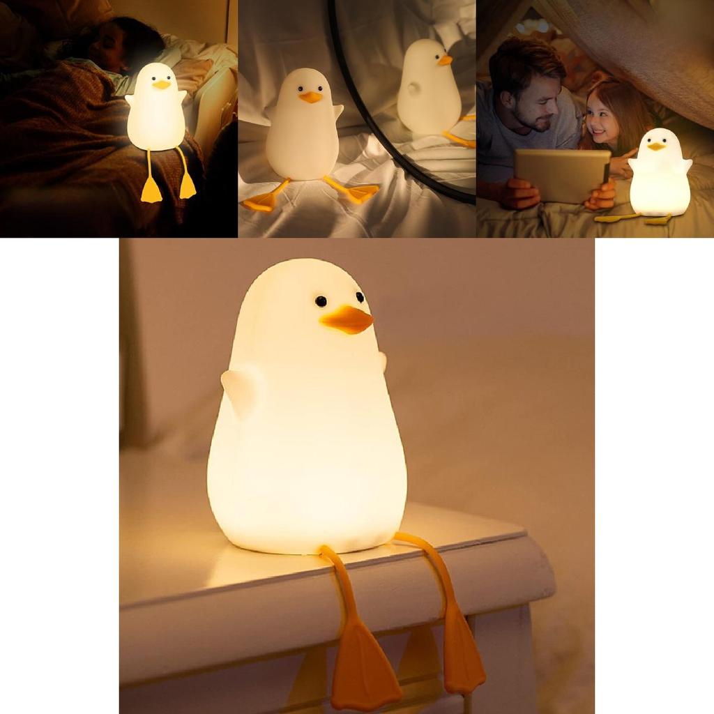 Charmante LED-Möwen-Nachtlampe Touch-Steuerung Cartoon-Stil Für Einzigartige Geschenke
