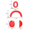 For Sony WH-1000xm6 Silicone Protective Case Headphone Cover Set Comfortable Long Wear Scratch Bump Liquid Splash Proof Durable