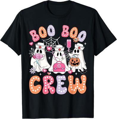 Boo Boo Crew Krankenschwester Lustiges Geist Halloween Krankenschwester Leben Frauen Unisex T-Shirt