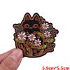 Cute Ghost/Cat Embroidered Patch Cartoon Animal Patch Iron On Patches For Clothing Thermoadhesive Patches For Clothes Jacket DIY