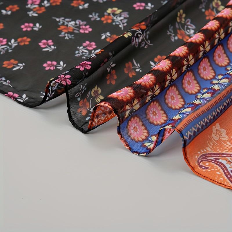 Fashion Printed Paisley Chiffon Hijab Scarf Women Pareo Lady Bandanas Beach Towels Summer Muslim Veil Wrap Female Foulard