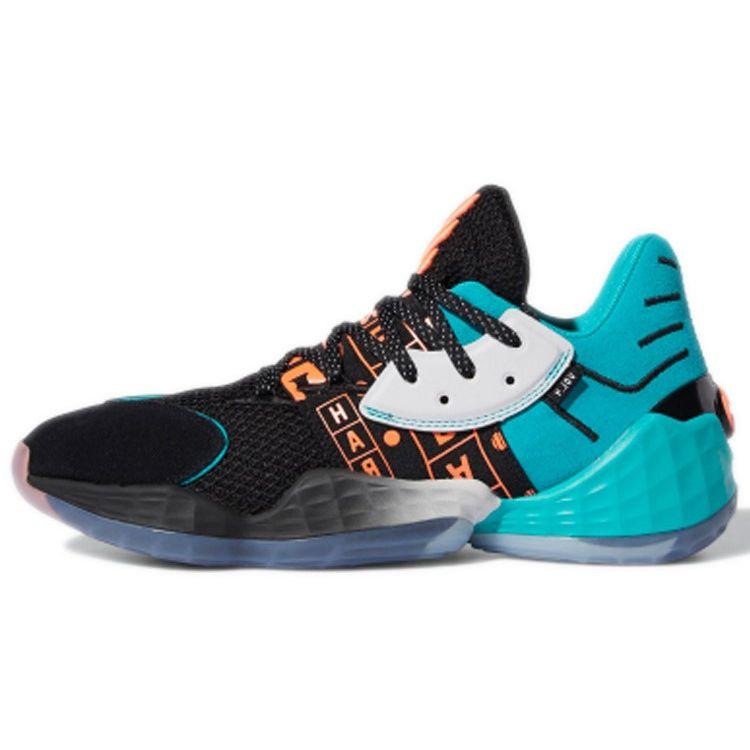 

Adidas Харден Том. Мужские кроссовки 4 Geek Up Black Core-Black Signal-Coral EH1999