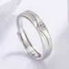 Crown Couple's Adjustable Ring Set - Luxury Valentine's Day Gift