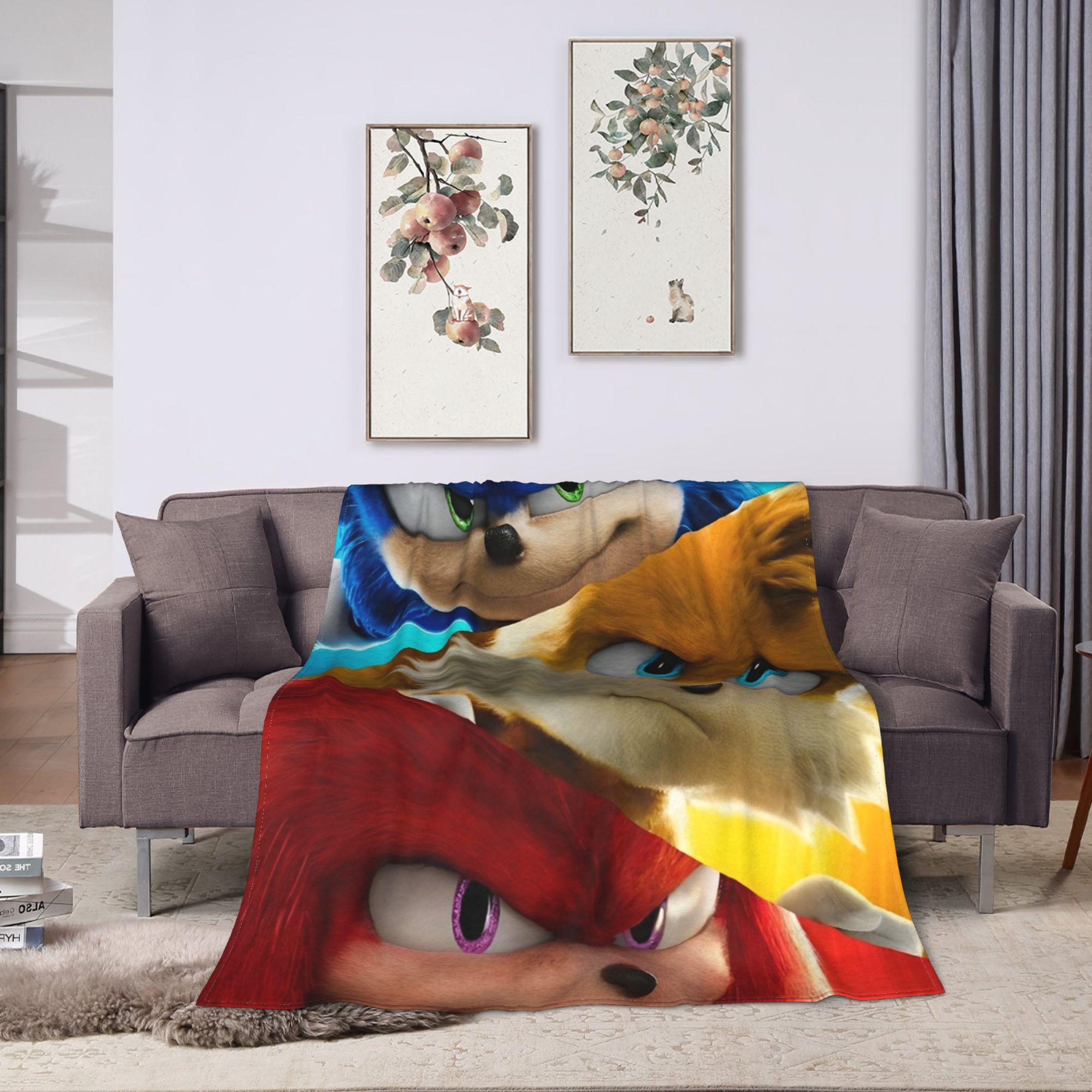 

S-Sonics The H-Hedgehogs Blankets Fleece Spring Autumn Multifunction Ultra-Soft Throw Blankets for Bed Travel Rug Piece 100x150cm