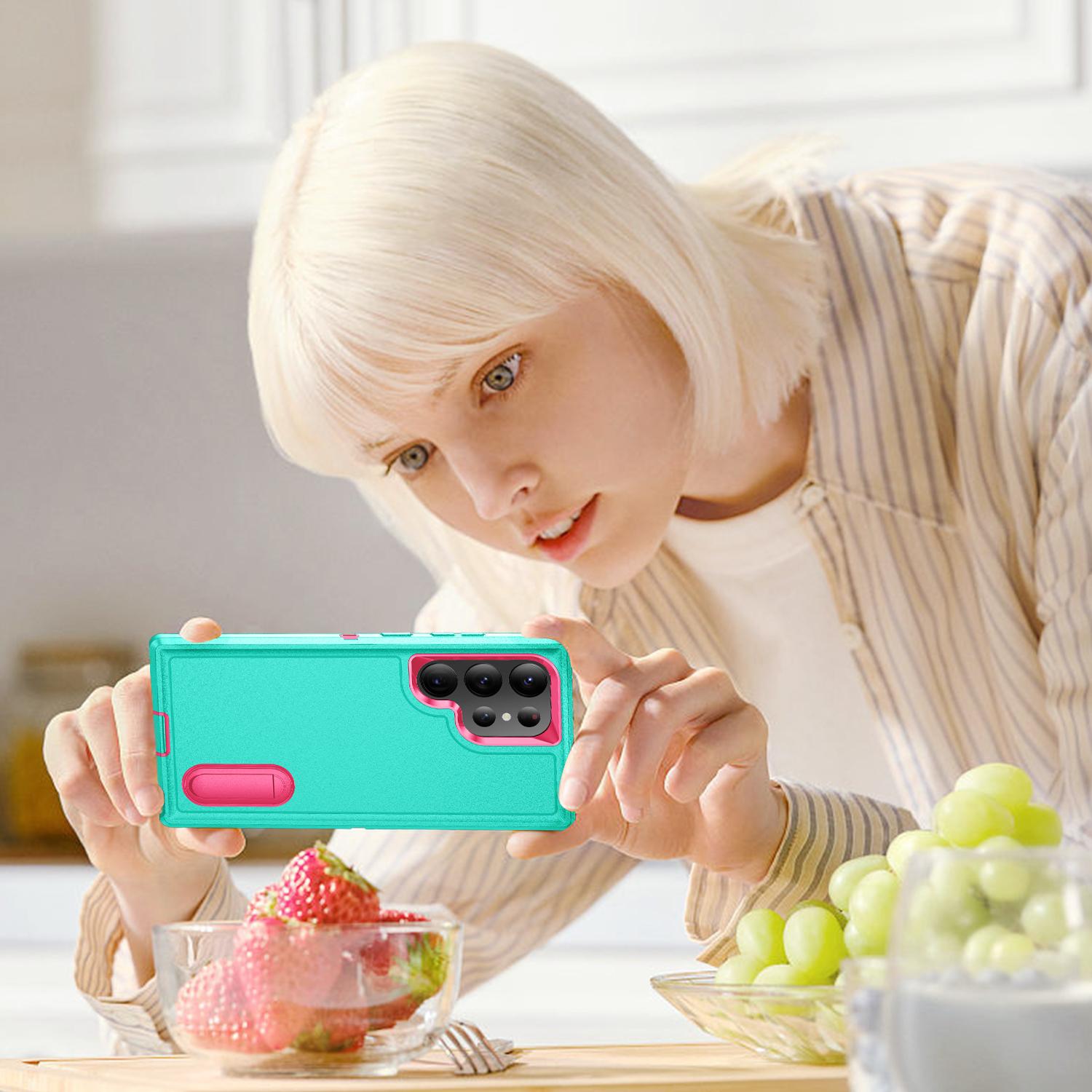 

Надміцний захисний чохол без відбитків пальців для Samsung Galaxy S23 Ultra S22 Plus A54 A04S S 22 23 A53 A13 A14 Аксесуари для мобільних телефонів Samsung S23 ultra небо синє кольору